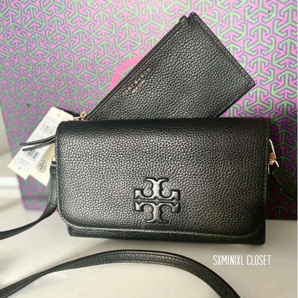 Tory Burch Handbags - 🚫SOLD🚫🛍NEW🛍Tory Burch Thea Flat Wallet Crossbody Bag/shoulder bag/leather